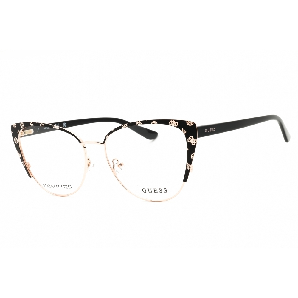 NWT Guess GU50121 Black Cat Eye 55mm Eyeglasses